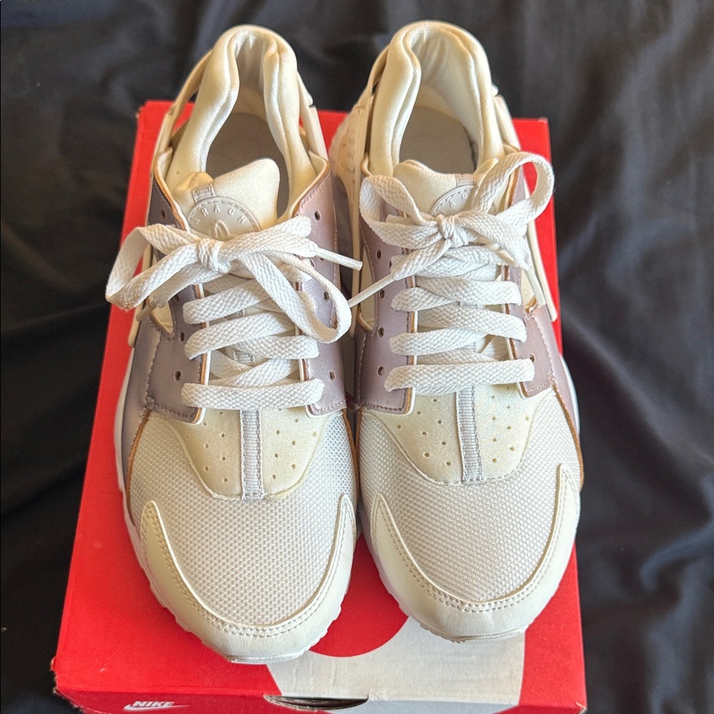 Nike Cream and Tan Sneakers